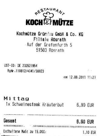 kesco Hffner Kochmtze Restaurant